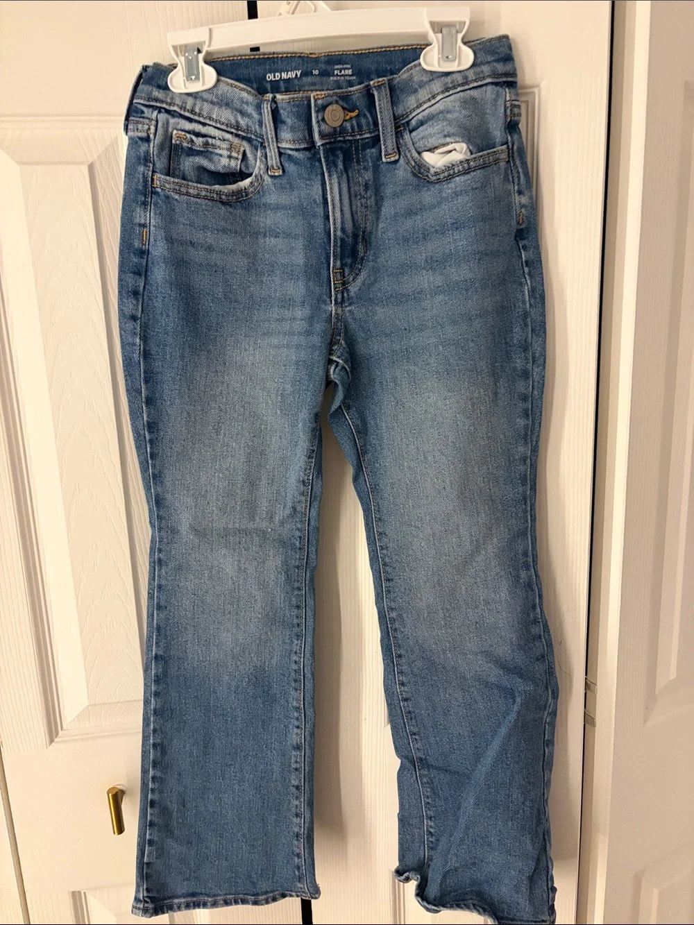Old Navy Blue Light Wash Straight-Leg Jeans